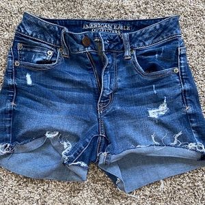 American Eagle “Super Super Stretch” Jean Shorts